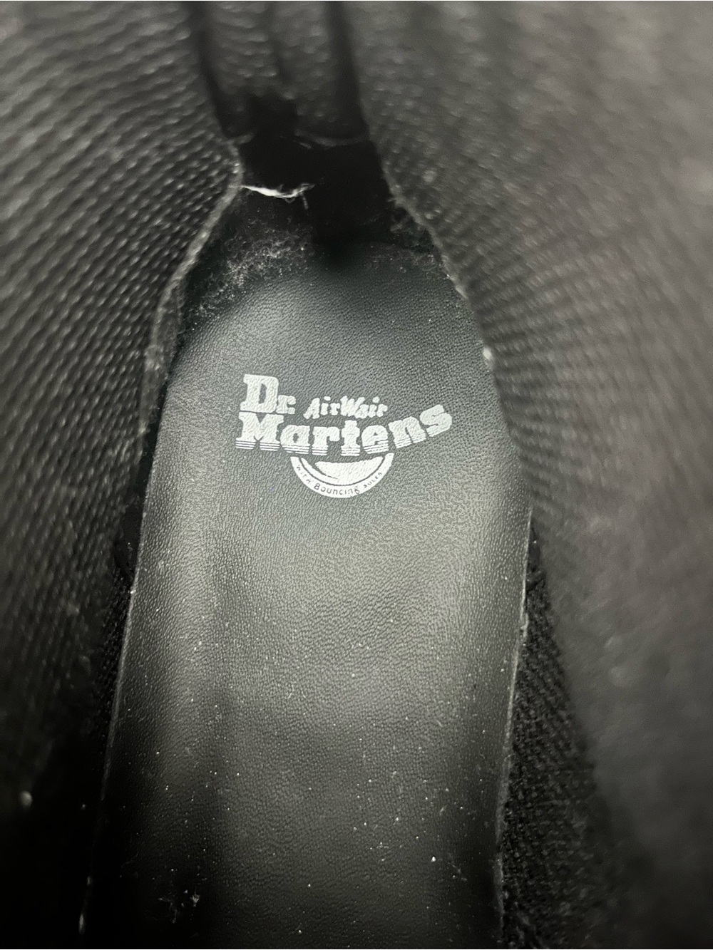 Dr. Martens Black Leather Buckle Combat Boots with Yellow Stitching - Picture 5 of 5
